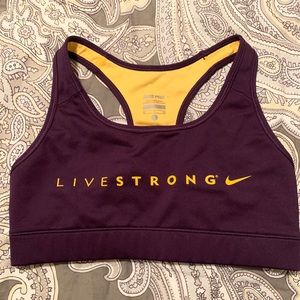 Livestrong Nike Pro Sports Bra